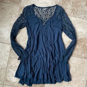 UO Blue Lace Dress
